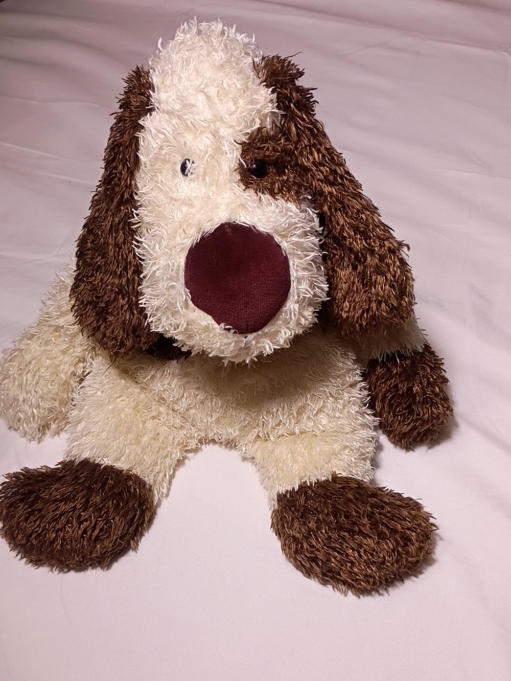 Jellycat Vintage Cream and Brown Plush Puppy Dog Toy